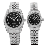  Đông Hồ Đôi Dây Thép Aolix AL-9147G Sapphire Bảo Hành Chính Hãng 5 Năm 