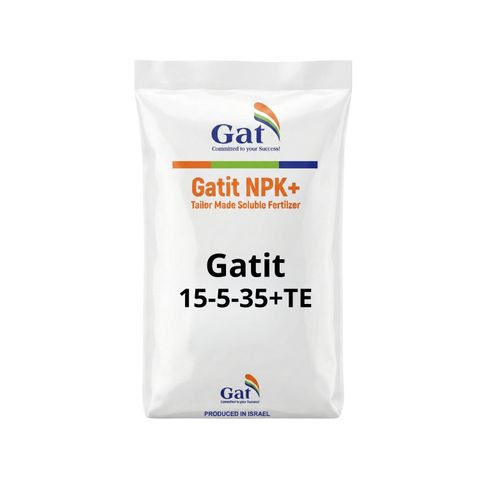 Phân bón hòa tan dòng Kali cao GATIT NPK 15-5-35 + TE