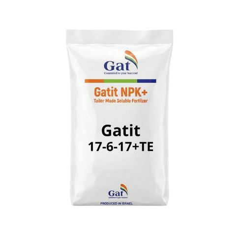  Phân bón hòa tan dòng cân đối GATIT NPK 17-6-17 + TE (Gatit S) 