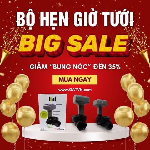  Bộ hẹn giờ tưới cây, điều khiển qua Bluetooth 
