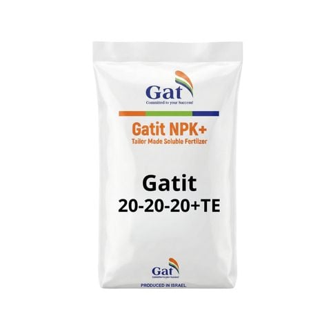 Phân bón hòa tan dòng cân đối GATIT NPK 20-20-20 + TE