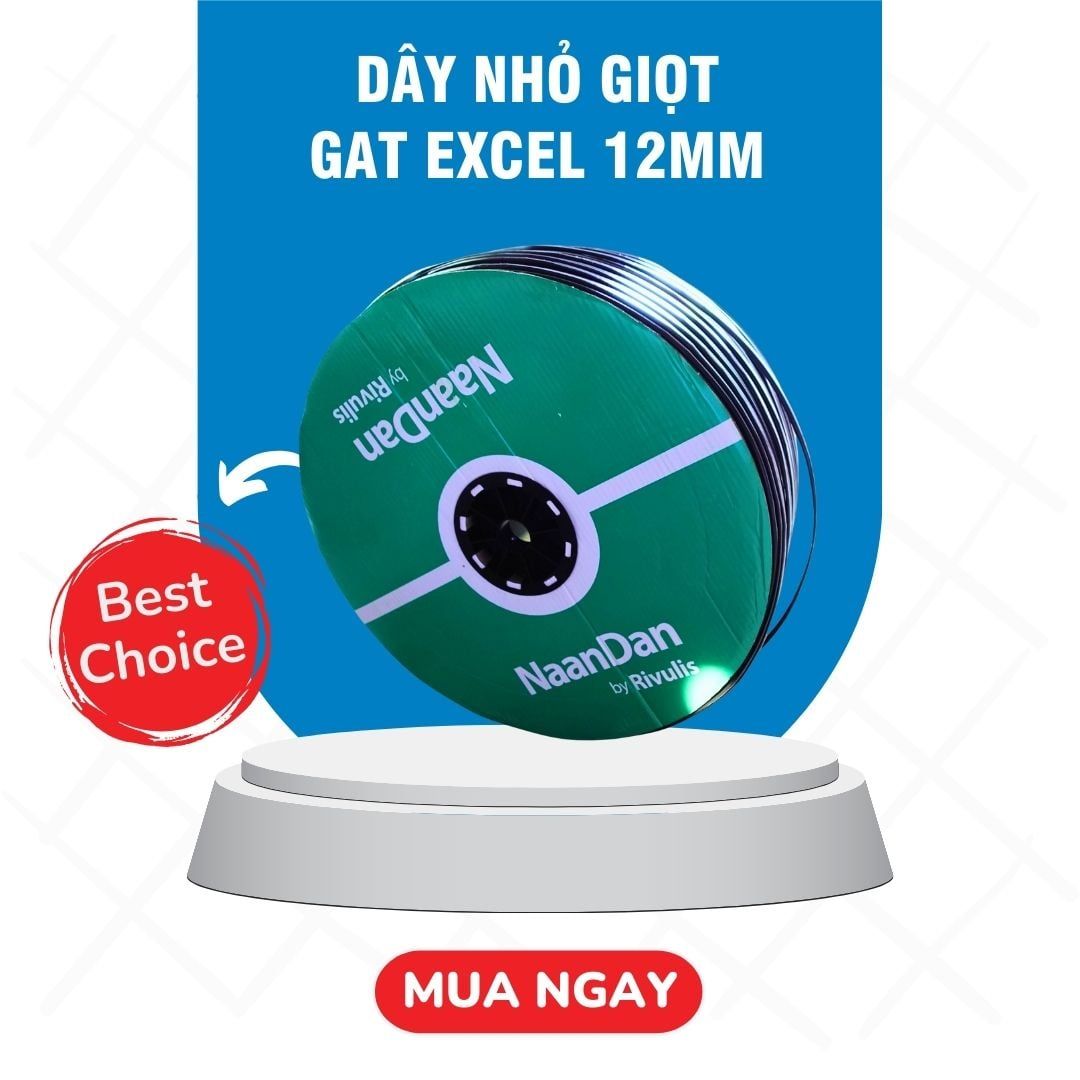  Dây nhỏ giọt GAT Excel 12mm 