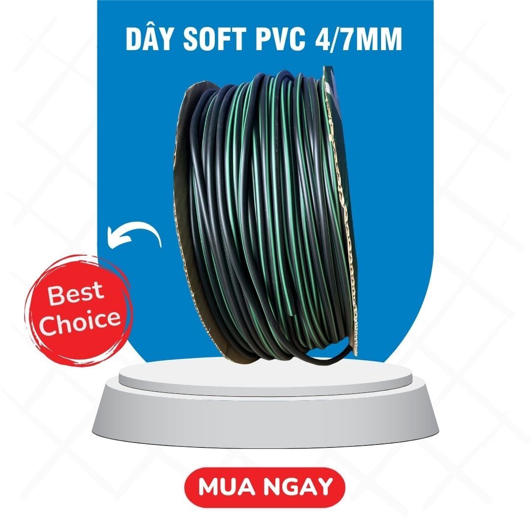  Dây Soft PVC 4/7mm 