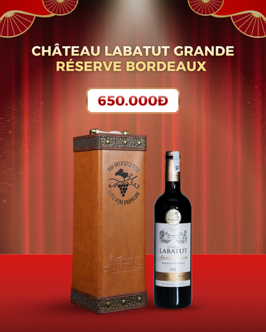  Rượu vang đỏ Pháp Château LABATUT Grande Réserve Bordeaux Supérieur 