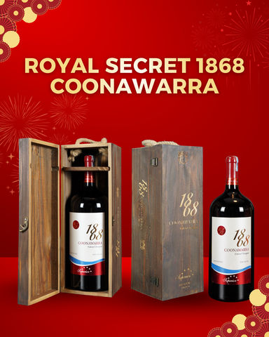  Rượu vang đỏ Úc Royal Secret 1868 Coonawarra 2.25L 