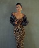Sheer Leopard Dress