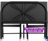  Giường sắt nệm gấp gọn 