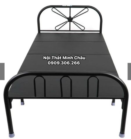  Giường sắt nệm gấp gọn 