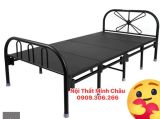  Giường sắt nệm gấp gọn 