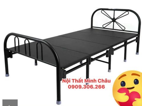  Giường sắt nệm gấp gọn 