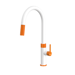 Vòi rửa bát Konox dây rút Lasi Orange