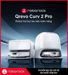 Robot hút bụi lau nhà Roborock Qrevo Curv 2 Pro
