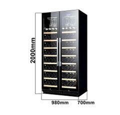 Tủ rượu vang MW200XL (2 cánh side by side - 250~300 chai)