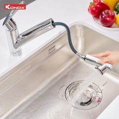 Vòi rửa bát konox phong cách Nhật Bản Kira Chrome