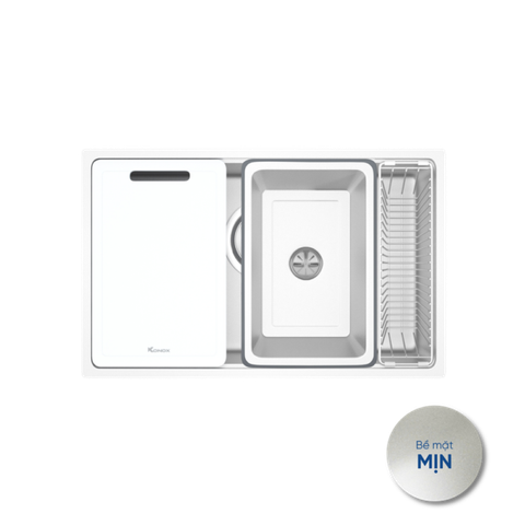 Chậu rửa bát phong cách Nhật bề mặt mịn Tari 7648SM