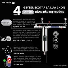 Hệ thống lọc nước tổng đầu nguồn Geyser Ecotar 1F1A
