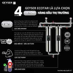Hệ thống lọc nước tổng đầu nguồn Geyser Ecotar 2F
