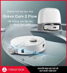 Robot hút bụi lau nhà Roborock Qrevo Curv 2 Flow