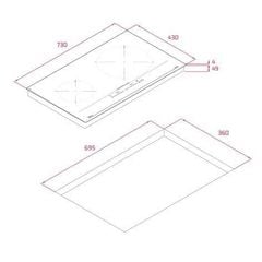 Bếp từ 2 vùng nấu Teka IZC 72610 MST BK