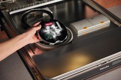 Viên rửa chén Miele GS CL 4001 PE - PowerDisk All in 1 ECO - dành cho máy rửa chén có chức năng AutoDos