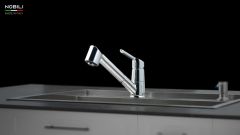 VÒI RỬA BÁT DÂY RÚT NOBILI BLUES NB177