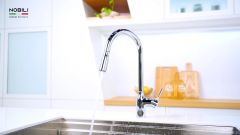 VÒI RỬA BÁT DÂY RÚT NOBILI MANIA NB305C