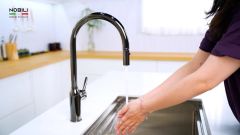 VÒI RỬA BÁT DÂY RÚT NOBILI RING NB130LTB