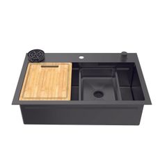 Chậu bếp Inox Hafele màu Titan WF R10 HS25-SSN1S-8052 567.24.488