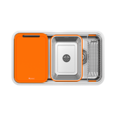 Chậu rửa bát phong cách Nhật R50 Tari 8047SU