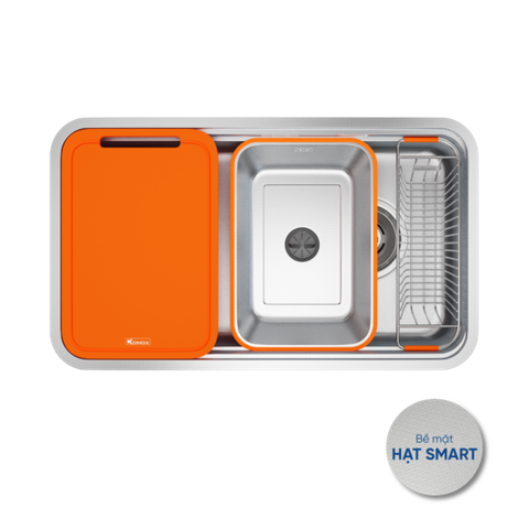 Chậu rửa bát phong cách Nhật chống xước Tari Smart 8047