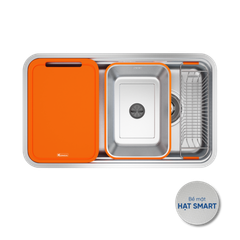 Chậu rửa bát phong cách Nhật chống xước Tari Smart 8047