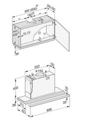 Hút Mùi âm tủ Miele DAS 4920 EDST - 90cm