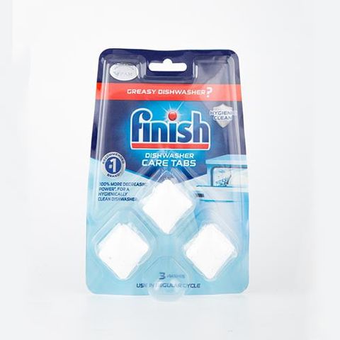 Viên vệ sinh máy rửa bát Finish vỉ 3 viên