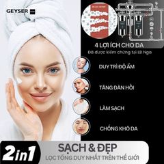 Lọc tổng đầu nguồn Nóng – Nguội âm trần cho căn hộ chung cư Geyser Ecotar 3Fs