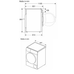Máy sấy quần áo Bosch WQB245B0SG