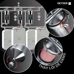 Lọc tổng đầu nguồn âm trần cho căn hộ chung cư Penthouse Geyser Ecotar 4F4Ss