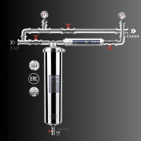 Hệ thống lọc nước tổng đầu nguồn Geyser Ecotar 1F1A