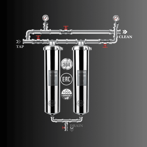 Hệ thống lọc nước tổng đầu nguồn Geyser Ecotar 2F