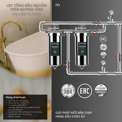 Lọc tổng đầu nguồn âm trần cho căn hộ chung cư Geyser Ecotar 2Fs