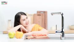 VÒI RỬA BÁT DÂY RÚT NOBILI MANIA NB215T