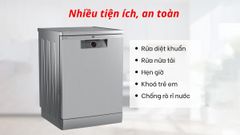 Máy Rửa Bát Độc Lập BEKO BDFN26560XC