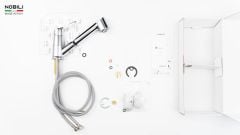 VÒI RỬA BÁT DÂY RÚT NOBILI BLUES NB177