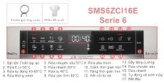 Máy rửa bát Bosch SMS6ZCI16E Series 6 Zeolith Độc lập