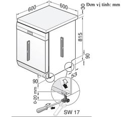Máy Rửa Bát Bosch SMS8TCI04E