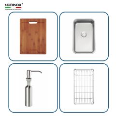 CHẬU RỬA BÁT 1 HỐ NOBINOX LIKEN NL724D