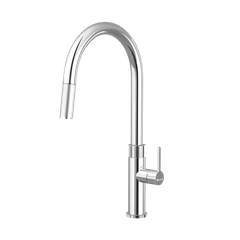 Vòi rửa bát Konox dây rút Lasi Chrome