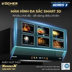 Máy Hút Mùi Kocher Turbo Smart 3D X3D-350D