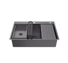 Chậu rửa chén Hafele 760mm HS25-SSN1S-7650 màu Titan 567.24.484