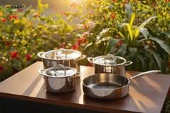 BỘ NỒI CHẢO 4 MÓN NOBINOX PLANUM NX800