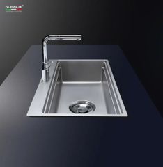 CHẬU RỬA BÁT 1 HỐ NOBINOX LIRA NJ560D